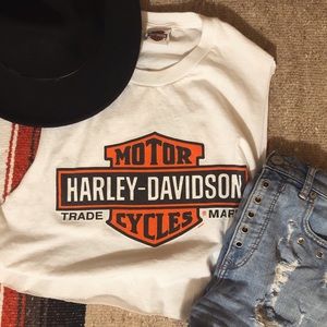 Vintage Harley Davidson Logo Tee